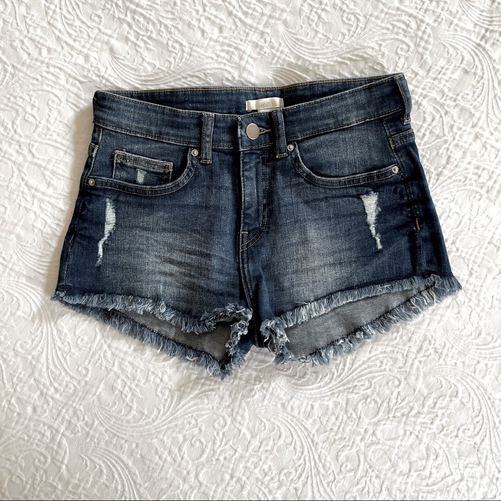 H&M Cut-off Distressed Jean Shorts